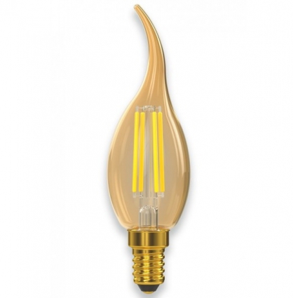 Лампа  filament golden CF35 5w E14 2500K (074-HG) LUXEL